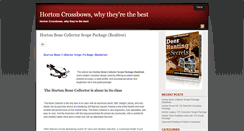 Desktop Screenshot of hortoncrossbows.net
